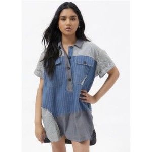 white christmas dresses Classic Denim Overall Dress | Designer Fit